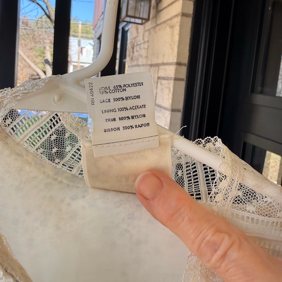 Gunne Sax Jessica 14 Vintage Floral lace Dress 1970s - Picture 11 of 13